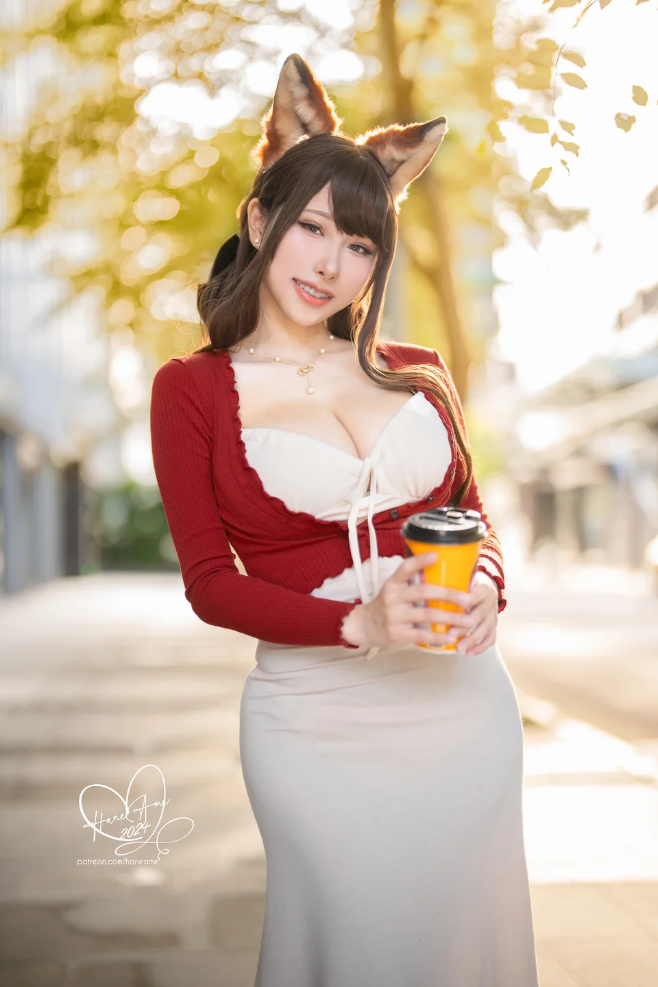 雨波_HaneAme_24年11月订阅_原創_寵物女友_秋日狐狸女友咖啡_46P_3V 1 (27).webp